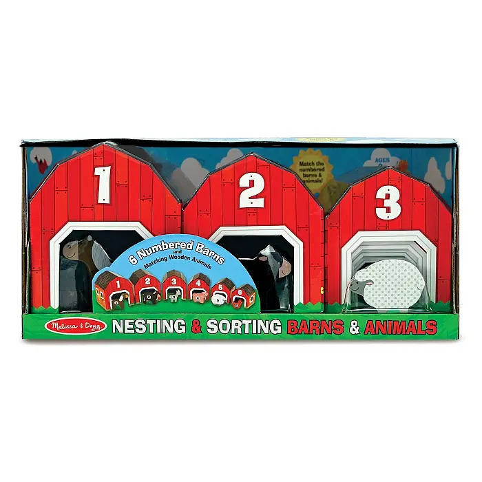 Набір блоків-сараїв з тваринами Melissa&Doug (MD12434) - фото 3