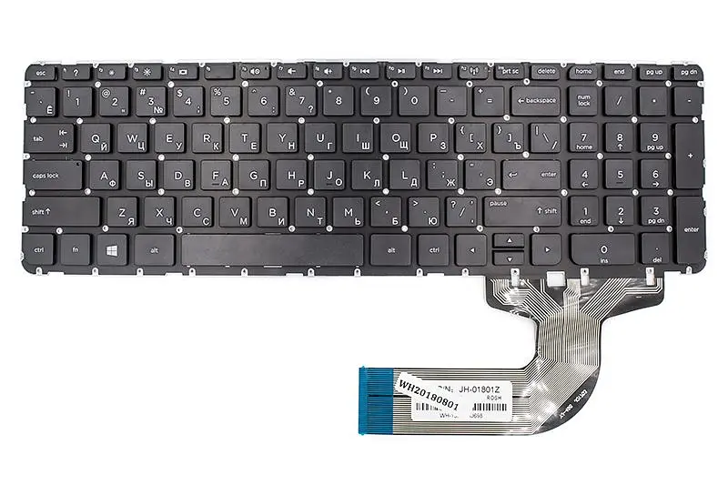 Клавiатура для ноутбука HP Pavilion SleekBook 15-E чорний, без фрейма (KB312672)