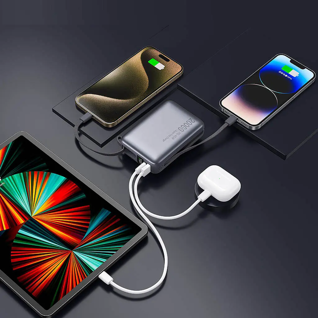Зовнішній акумулятор WUW Y245 45W 20000 mah (6917673155347) - фото 3