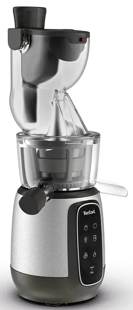 Соковитискач Tefal Ultra Juice шнековий 200 Вт сріблясто-чорний (ZC605D38) - фото 3