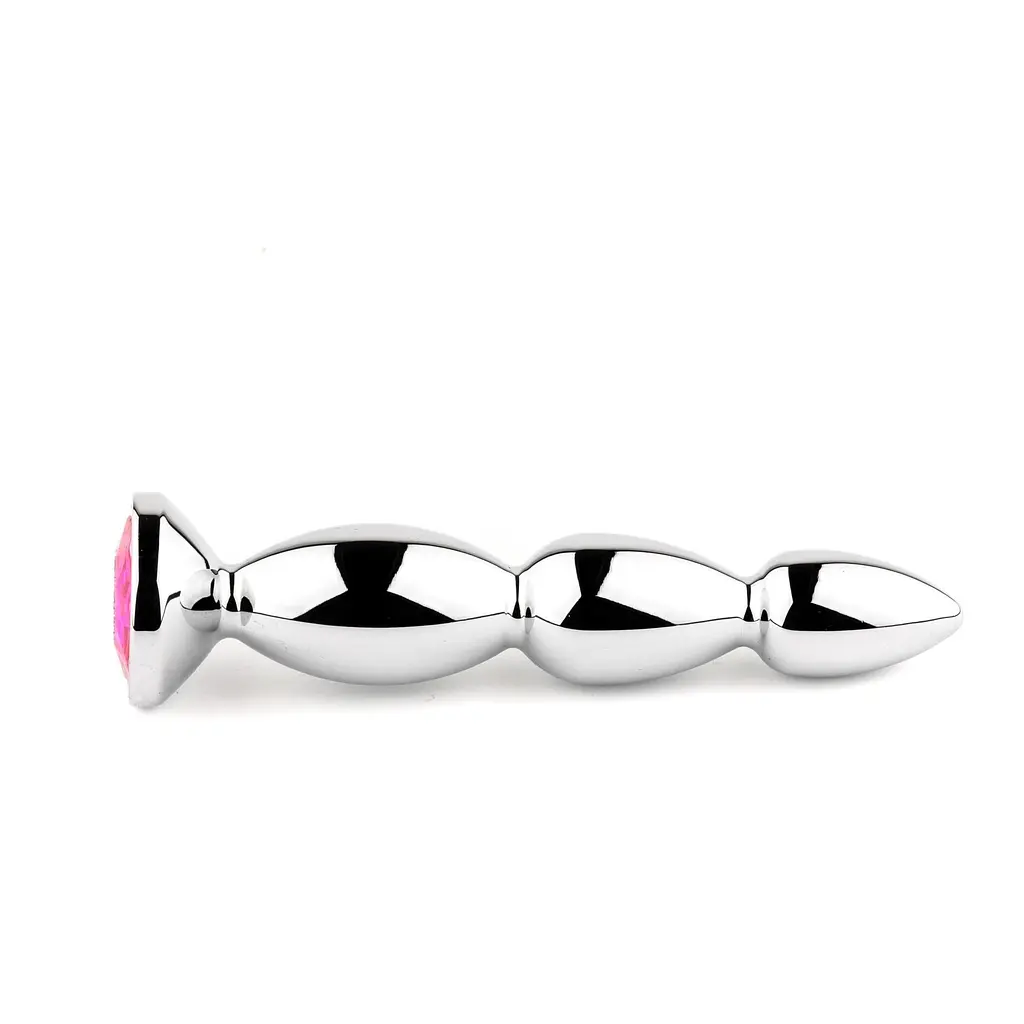 Анальна пробка B - Series HeavyFun Jewellery № 1, 13.5 см (сріблястий) - фото 4