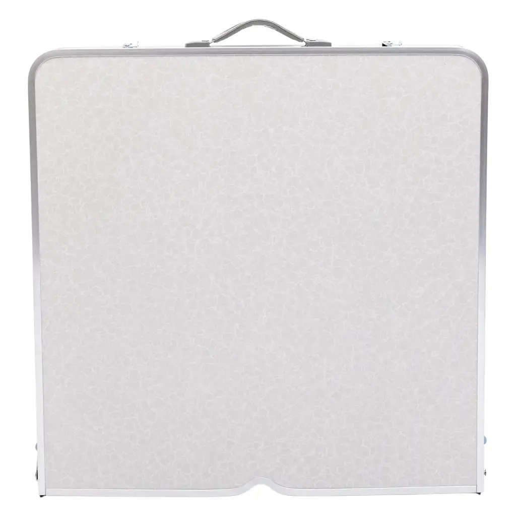 Набор мебели для пикника Lugi JY-12061W усиленный стол и 4 стула 120х70х75/65/55 см белый - фото 3