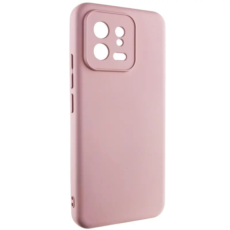 Чехол TPU GETMAN Liquid Silk Full Camera для Xiaomi 13 Pro Розовый / Pink Sand - фото 2