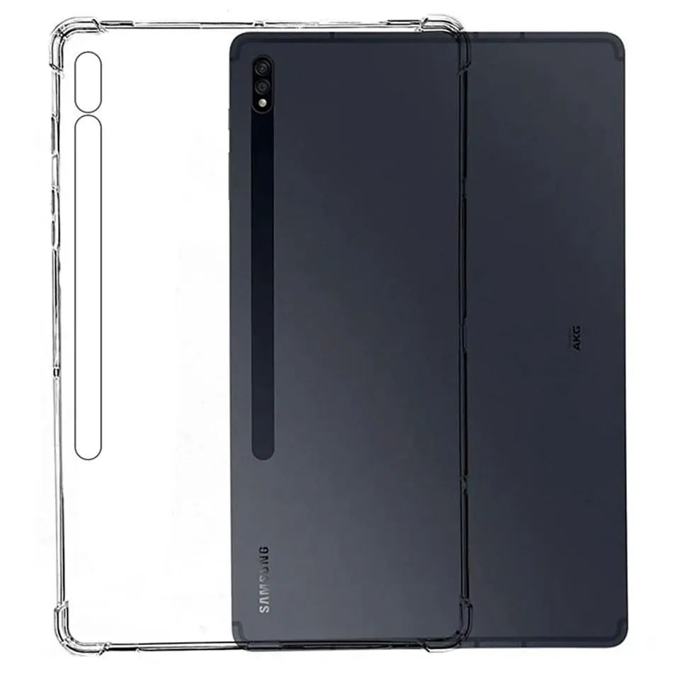 Силиконовый чехол бампер Primolux Silicone для планшета Samsung Galaxy Tab S8 11" Clear - фото 4