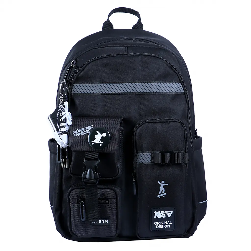 Рюкзак шкільний Yes TS-43L Xtreme Moves 43х30х16 см чорний (550481) - фото 4