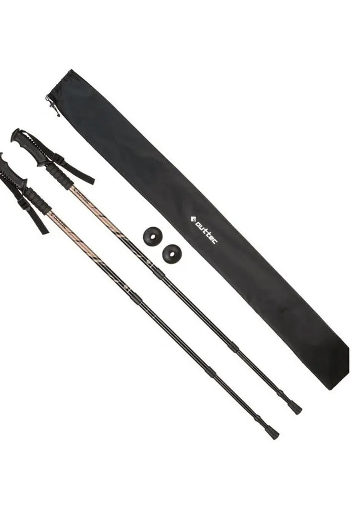 Трекінгові палиці Outtec алюмінієві 3-х секційні 65-135 см Anti-shock - фото 2