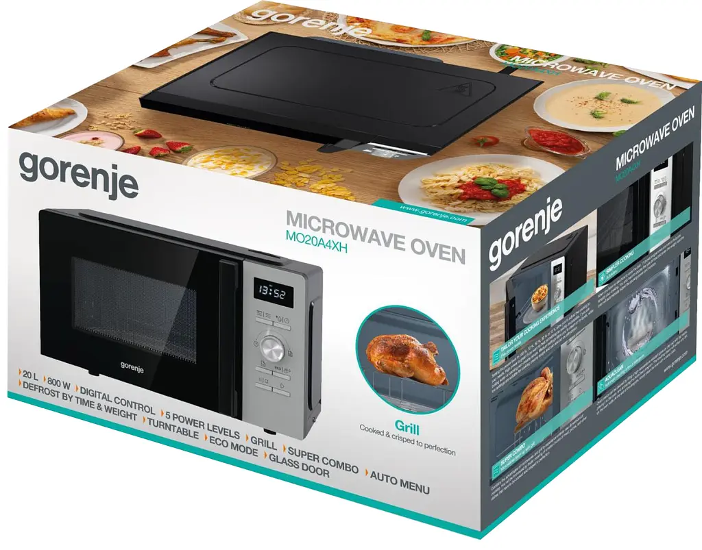 Мікрохвильова піч Gorenje MO20A4XH (M20XYZ) (6923914) - фото 6