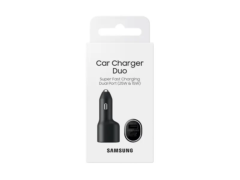 Автомобільний зарядний пристрій Samsung 40 W Car Charger U+C Black (EP-L4020NBEGRU) - фото 6