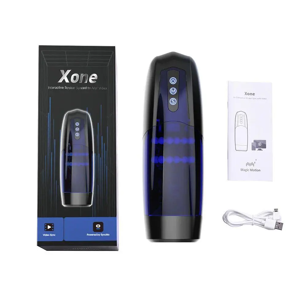 Интерактивный смарт мастурбатор Magic Motion Xone, имитация фрикций, 10 режимов, турбо-кнопка - фото 7