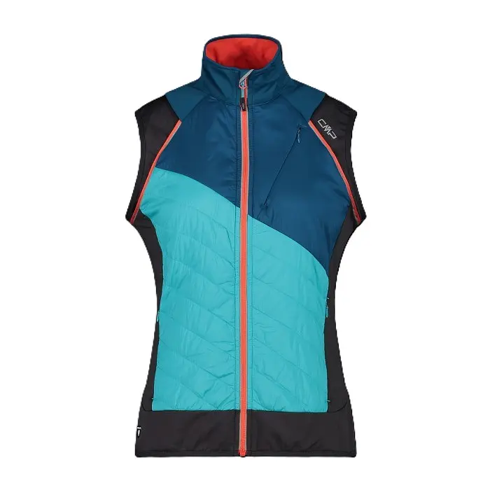 Куртка CMP Women's Hybrid Jacket with Removable Sleeves Deep lake XXS (1097-30A2276-M916 34) - фото 4