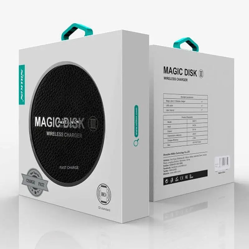 БЗП Magic Disk 3 Fast Wireles Charger 10W (MC014) Black Nillkin teh0029870 - фото 6