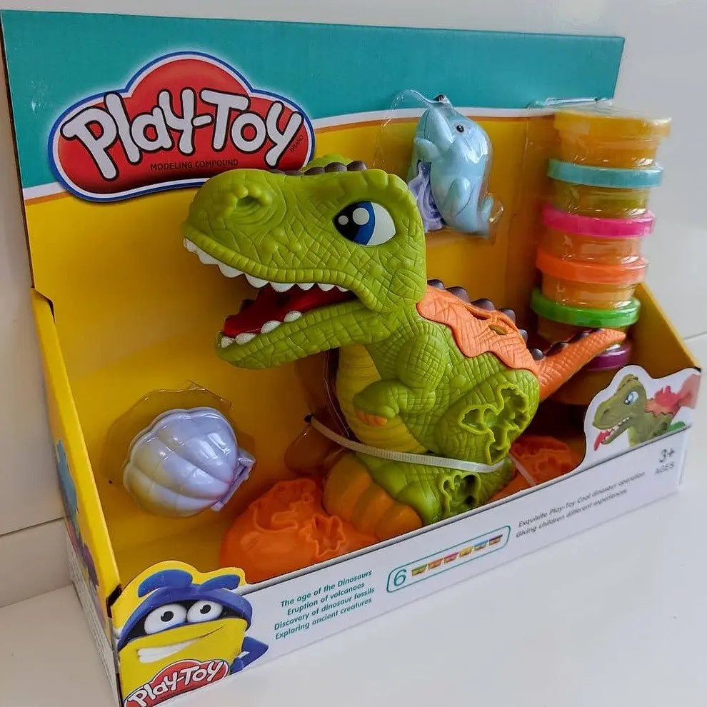 Дитячий набір для Ліпки з Пластиліну Play Toy Динозавр