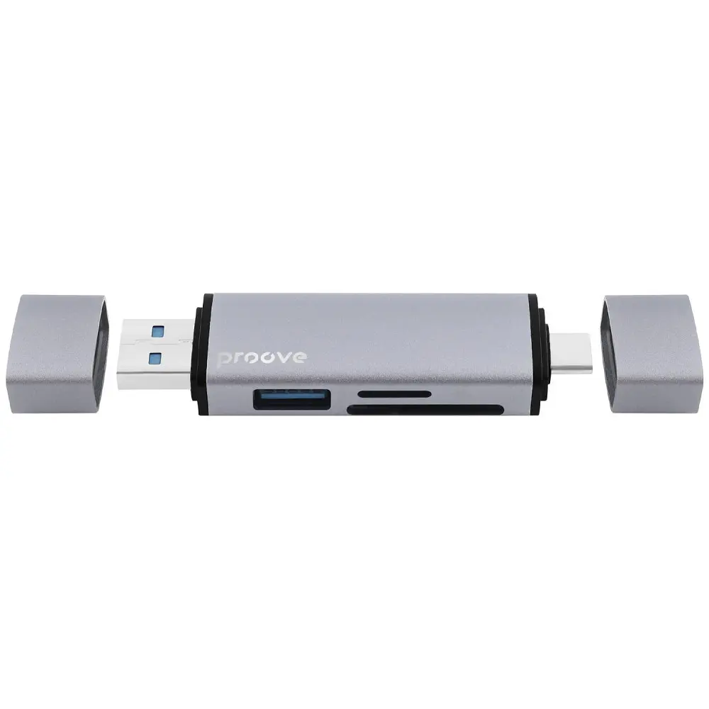 Картридер Proove Arc Link 3 in 1 (USB3.0 + SD Card + Micro SD Card) - фото 3