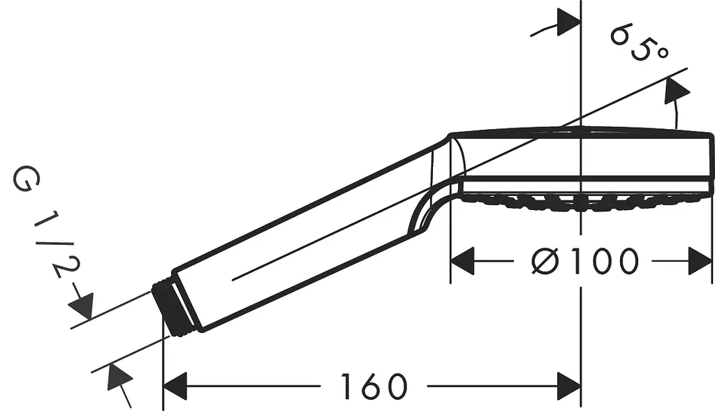Ручний душ Hansgrohe Crometta 1jet 26331400, Білий - фото 2