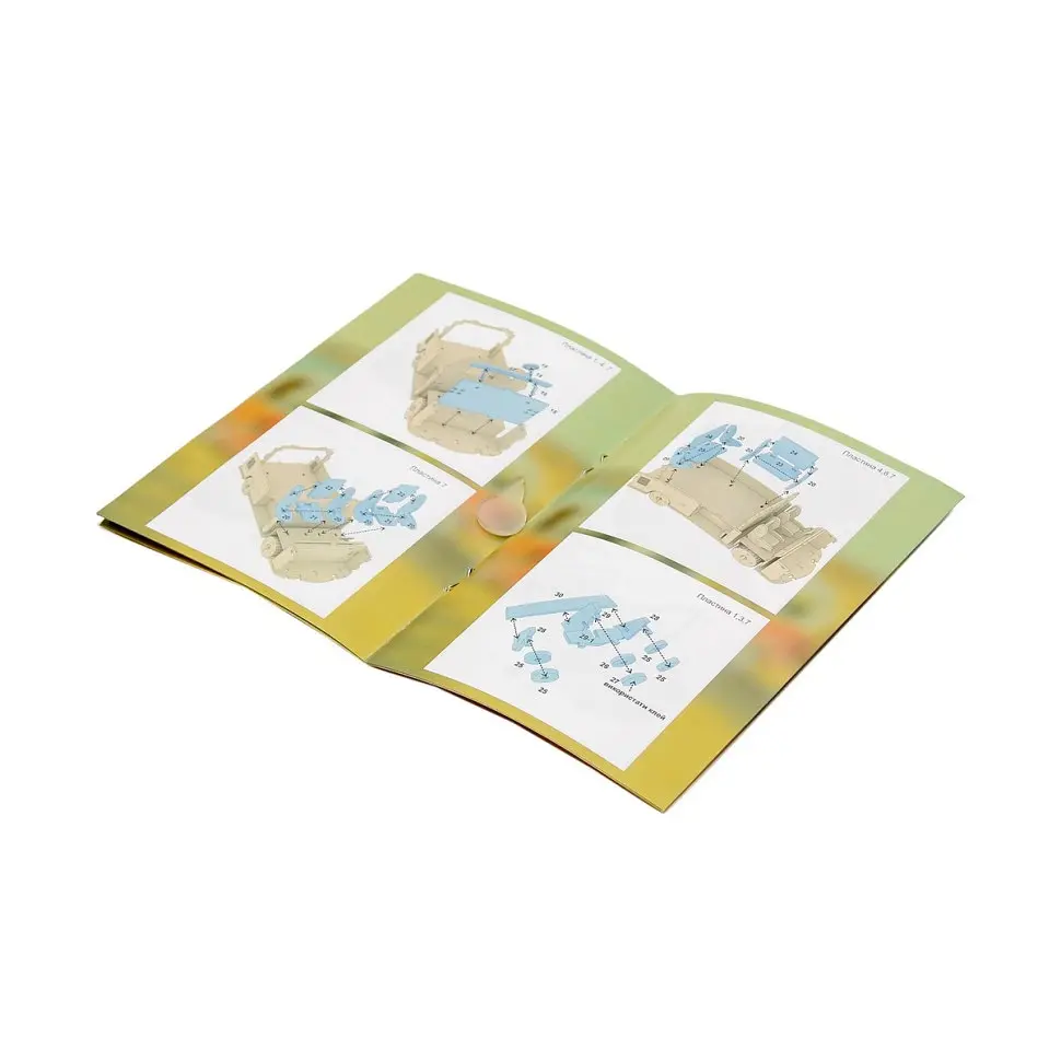 Дерев'яний 3D конструктор Мікроавтобус PuzzleOk Puz-00926 156 деталей  - фото 8