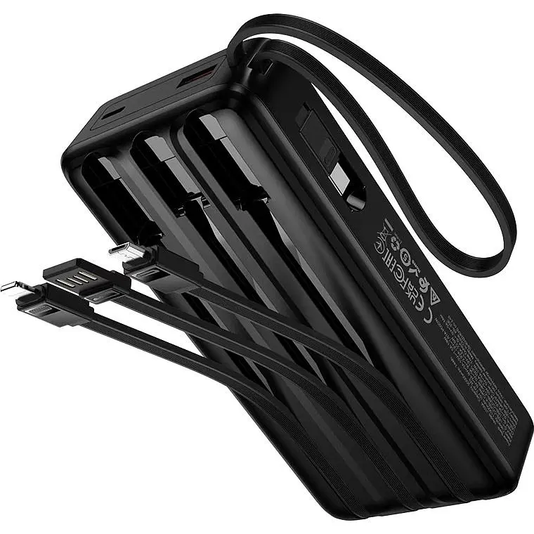 Зовнішній акумулятор Hoco J156A Founder 20000mAh 22.5W Black (6942007662284) [174705] - фото 6