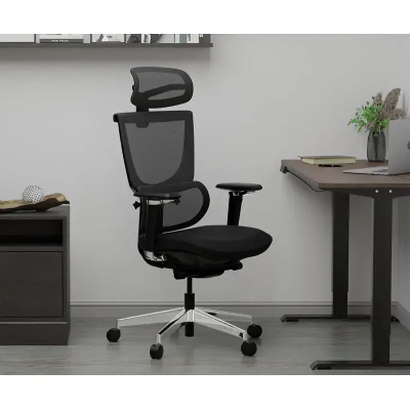 Офісне крісло Mealux S8 Air Fabric Black (HF-S8P F/B) - фото 12