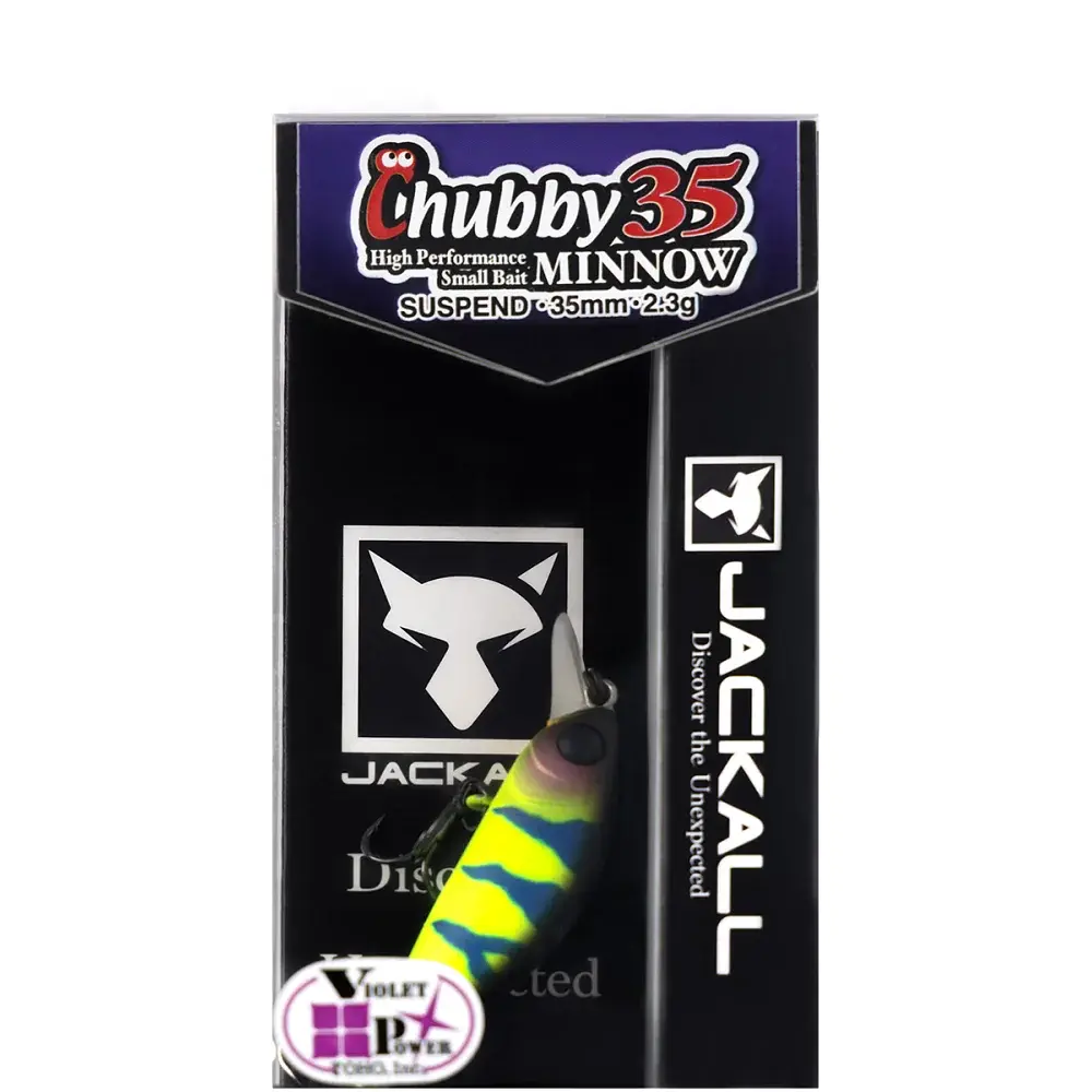 Воблер Jackall Chubby Minnow 35мм 2.3г UV Mat Chart Perch - фото 2