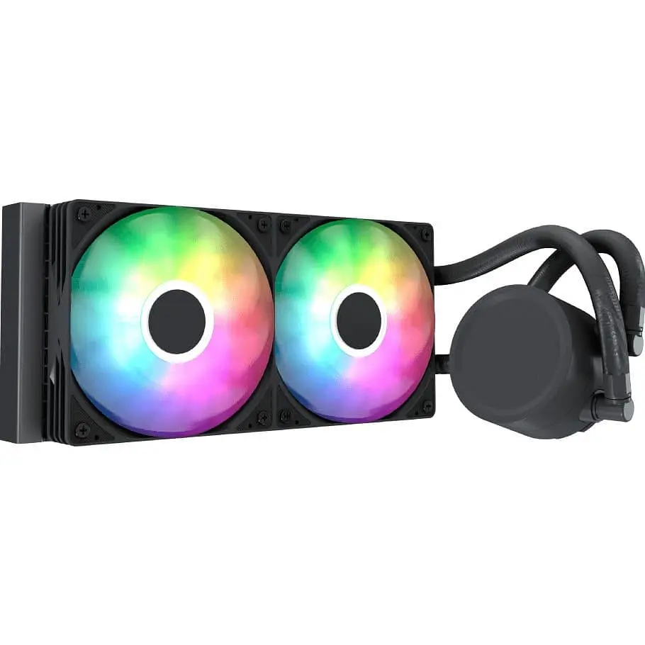 СВО Aerocool Abyss L240R Digi Black (ACLA-AD24117.11) - фото 2