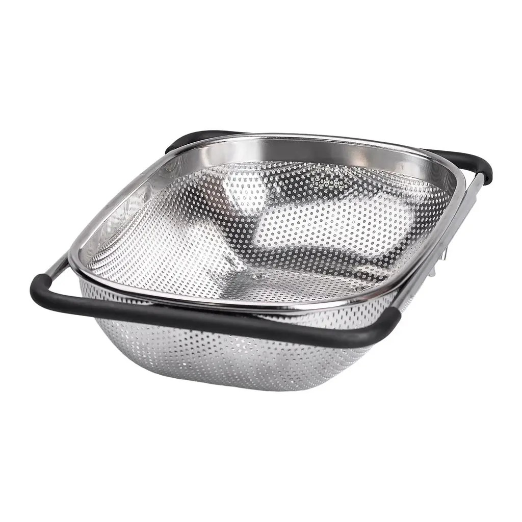 Друшляк-сито на раковину для миття продуктів 34*23,5*9 см Zhongjing HP-19-17 - фото 11
