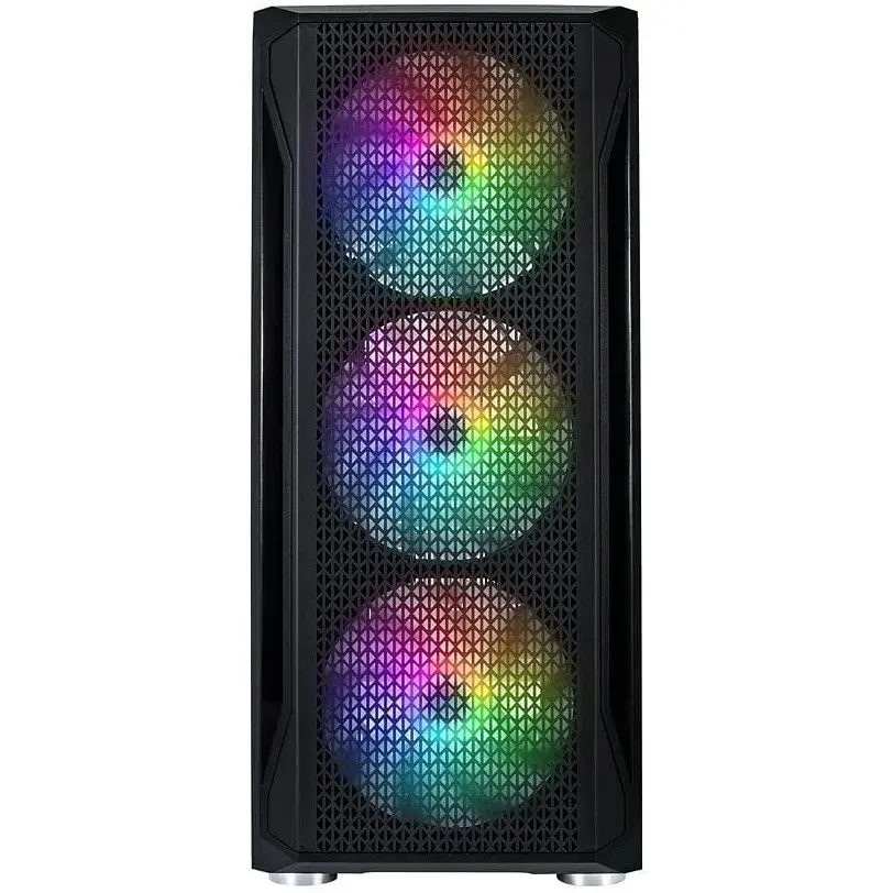 Корпус 1stPlayer X4-4F1 Black 600W - фото 6