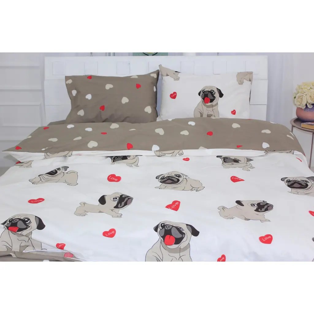 Постільна білизна MirSon Бязь 17-0566 Pug-dog (2200004268743) - фото 4