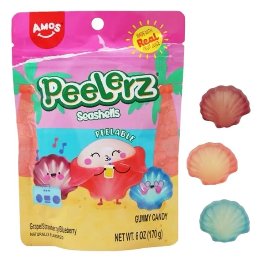 Желейні цукерки Amos Peelerz Seashells 170г - фото 2