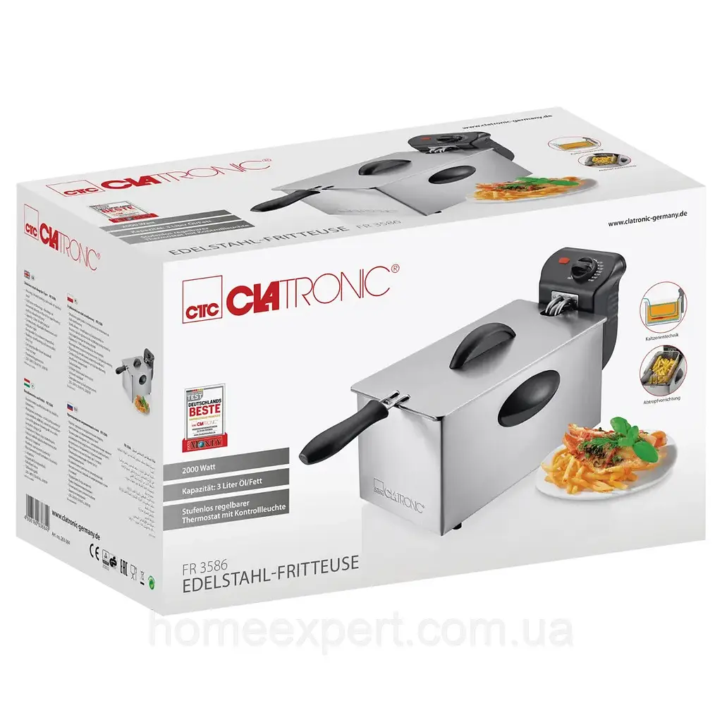 Фритюрниця Clatronic FR 3586 - фото 8