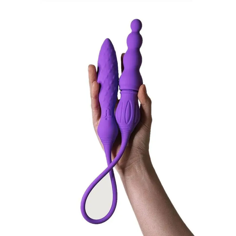 Вібратор двосторонній Adrien Lastic AD-2X з пультом LRS - фото 4