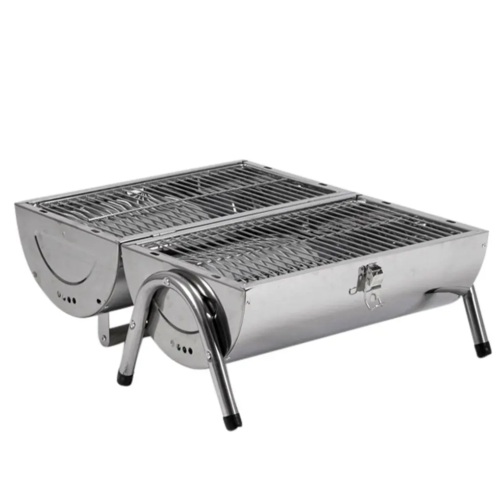 Гриль угольный Bo-Camp Barrel Silver (8108381), Серебристый - фото 2