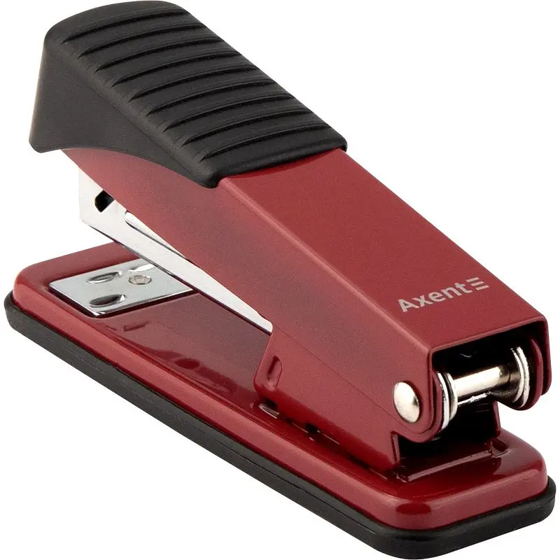 Степлер канцелярський Axent Exakt-2 №24/6, 25 аркушів червоний (4925-06-A) - фото 2