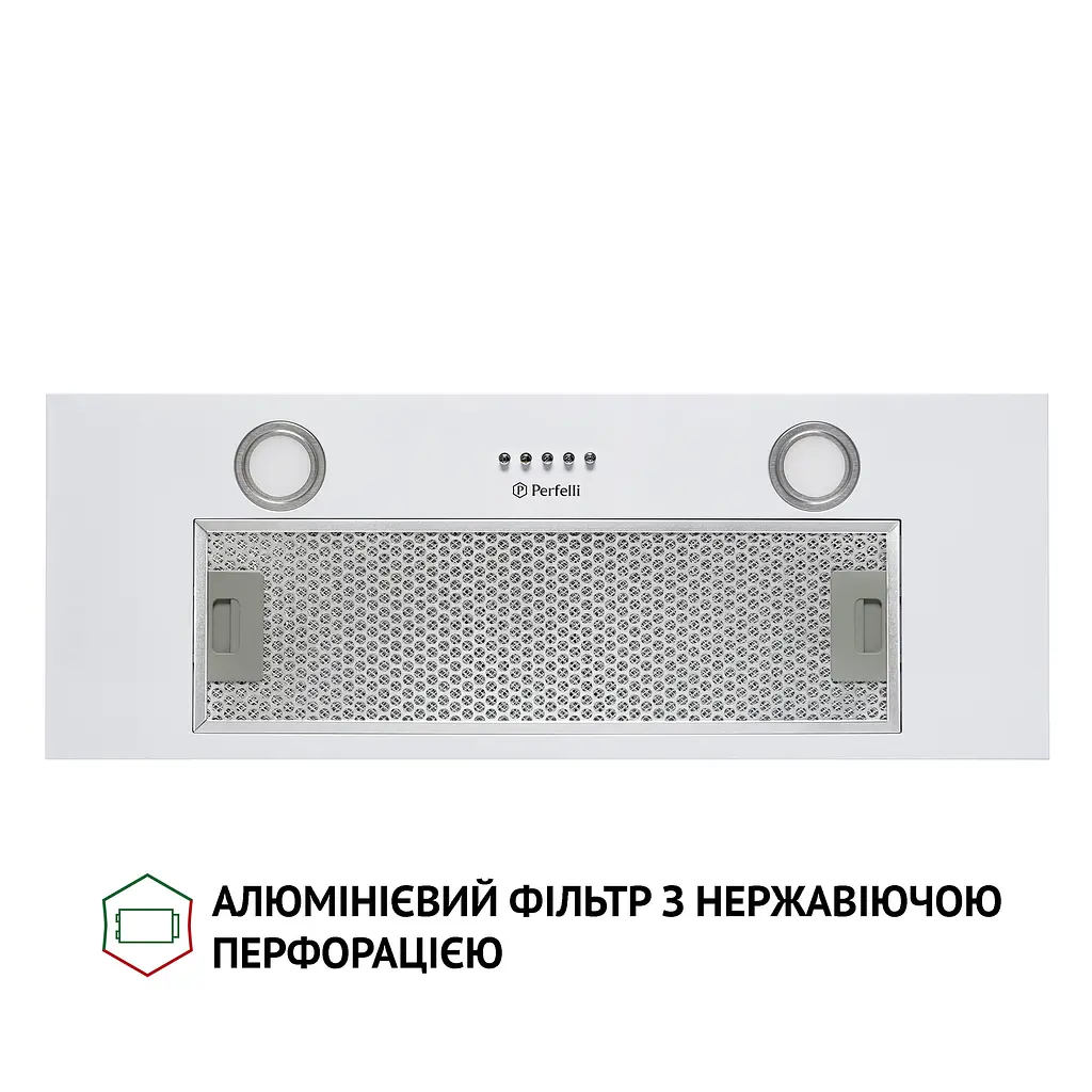 Витяжка повновбудована PERFELLI BI 7652 WH 1000 LED - фото 2