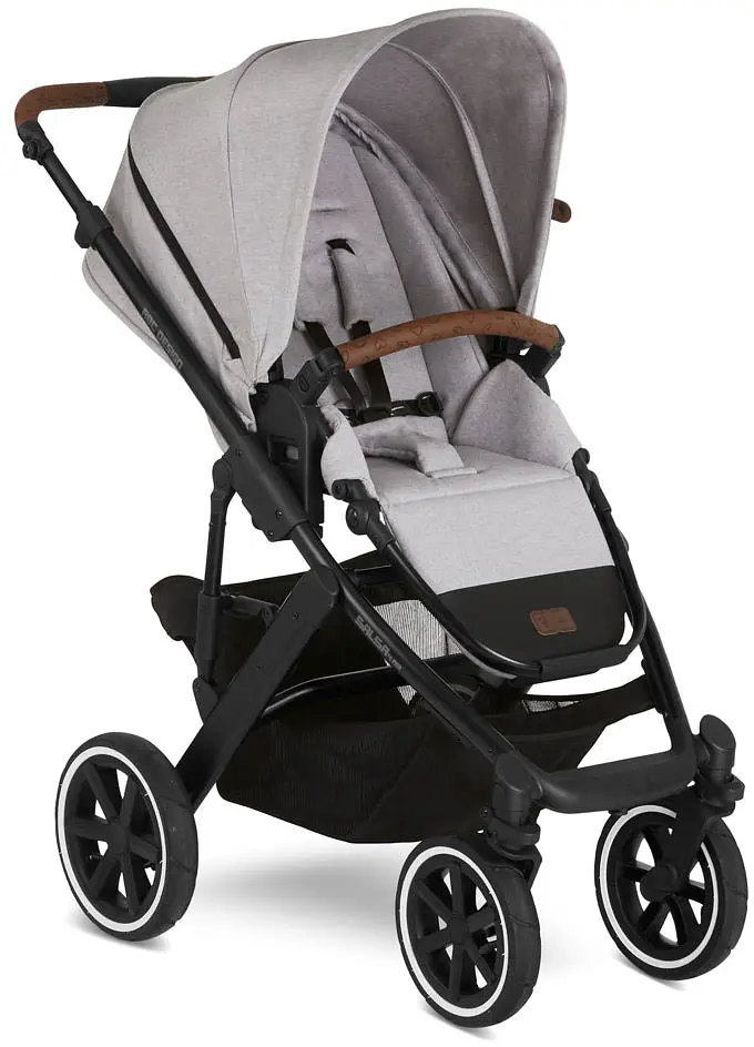 Універсальна коляска 2 в 1 ABC Design Salsa 4 Air Diamond Exclusive Deer світло-сіра (1200228/2007) - фото 2
