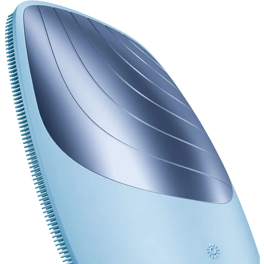 Термо щетка для лица Geske Sonic Thermo Facial Brush 6 в 1 электронная звуковая аквамарин - фото 3
