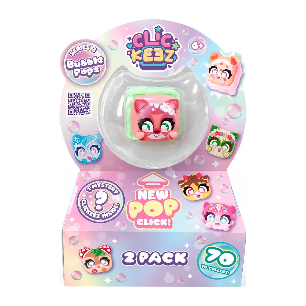 Набір колекційних іграшок фіджет-клікерів Clickeez серії Bubble Pops S3 (940841) - фото 2