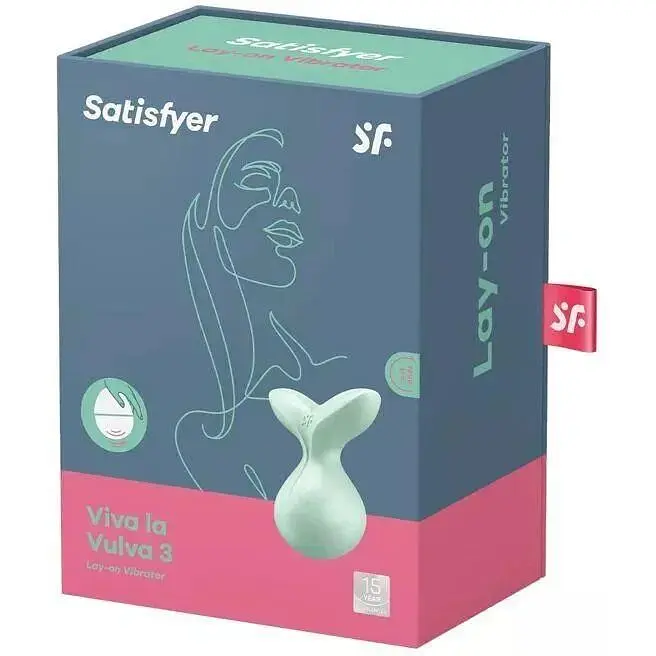 Міні-вібромасажер Satisfyer Viva la Vulva 3 М'ята - фото 7