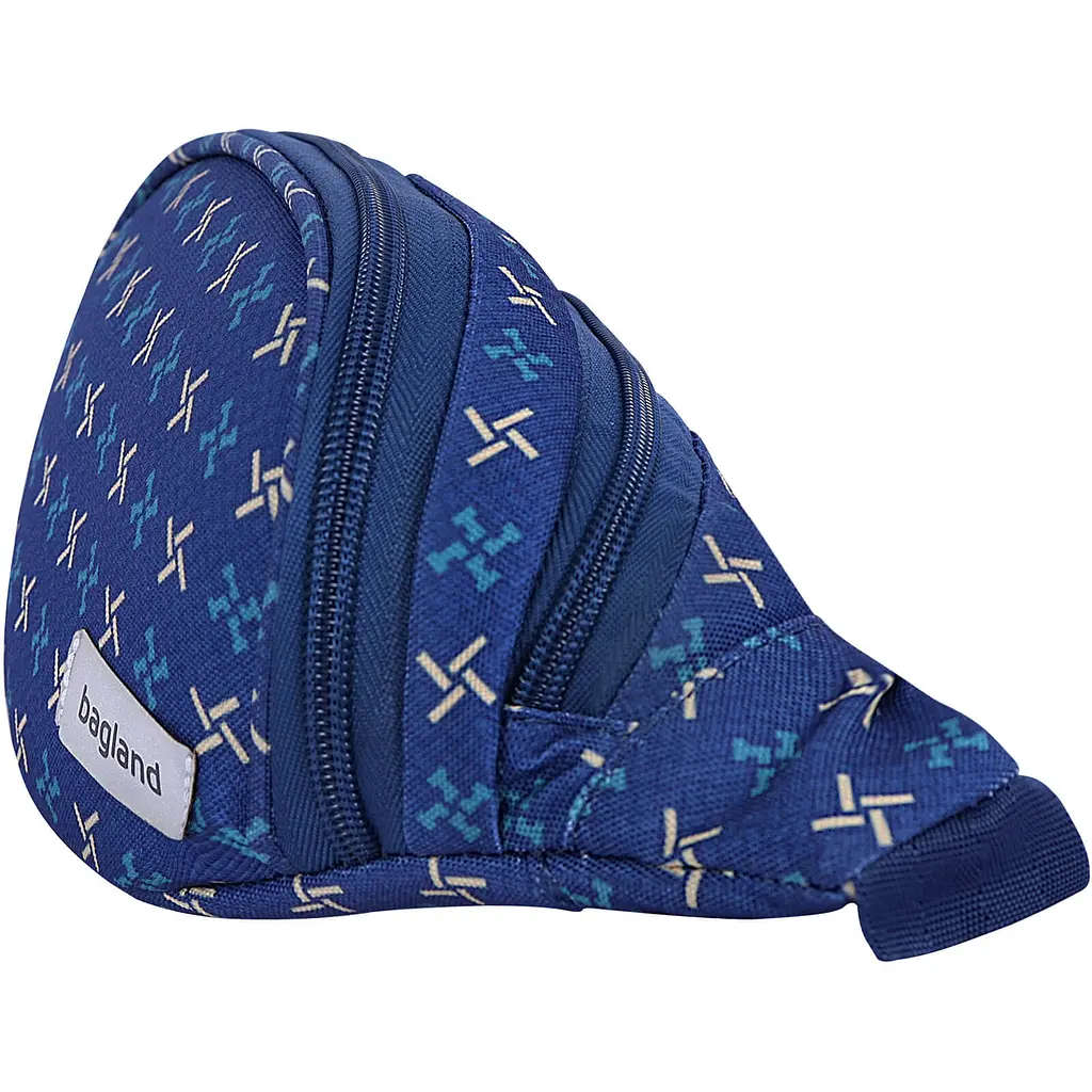 Сумка-бананка Bagland Bella 2 л сублімація 463 синя (00202664) - фото 2