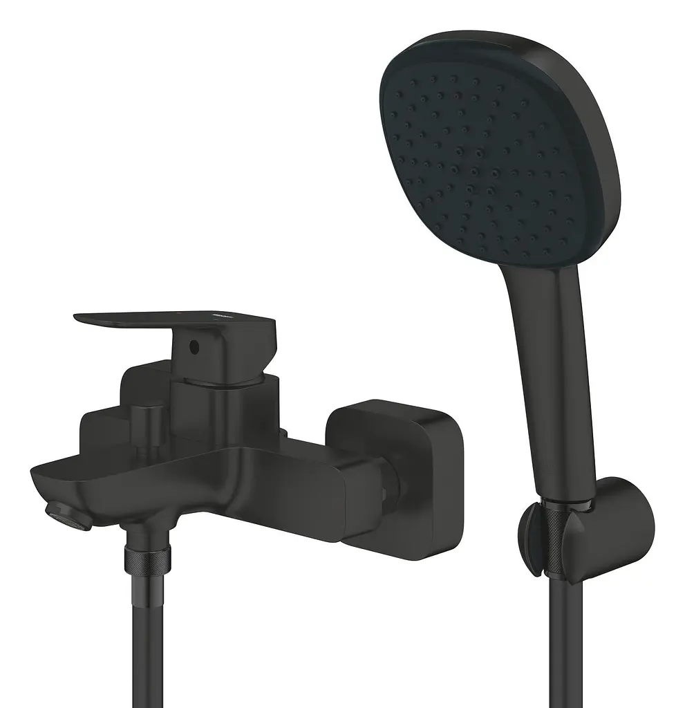 Смеситель для ванны Grohe Cubeo 1018142430 Черный матовый - фото 2