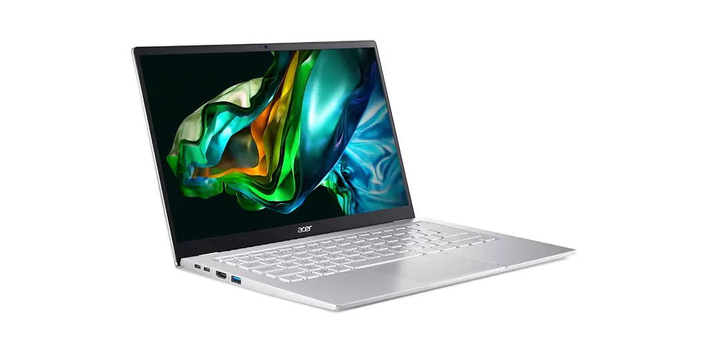 Ноутбук Acer Swift Go 14' SFG14-41 14' FHD IPS, AMD R7-7730U, 16GB, F1TB, UMA, Lin, сріблястий (NX.KG3EU.002) - фото 2