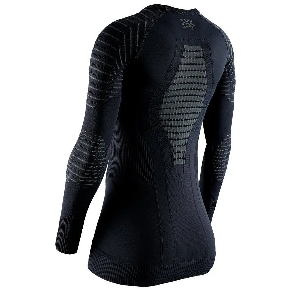 Термофутболка X-Bionic Invent 4.0 Shirt Round Neck Long Sleeve Women M Чорний (1068-IN-YT06W19W M B036) - фото 2