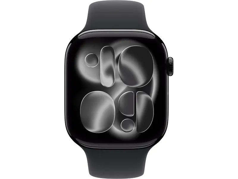 Смарт-годинник Apple Watch Series 11 GPS 46mm Jet Black Alu. Case w. Black S. Band - S/M (MEUW4) - фото 2