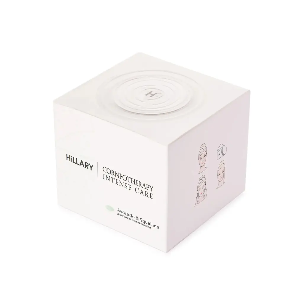 Крем для сухой и чувствительной кожи Hillary Corneotherapy Intense Сare Avocado & Squalane 50 г - фото 4