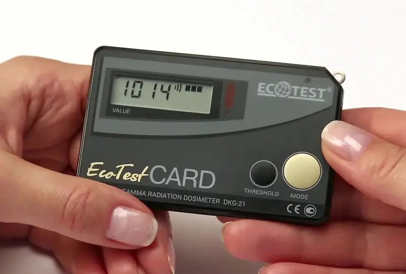 Дозиметр ДКГ-21 Ecotest CARD - фото 2