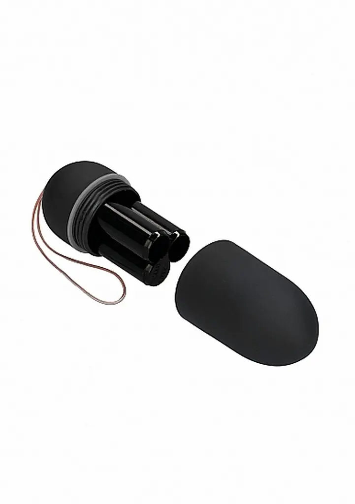 Віброяйце ShotsToys Remote Vibrating Egg, 8 см (чорний) - фото 4
