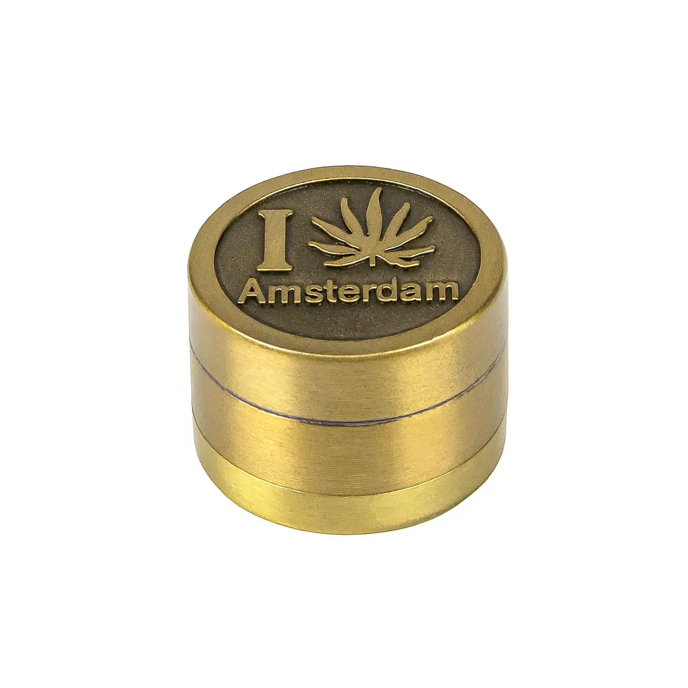 Гриндер для подрібнення тютюну HL-246 I Коноплі Amsterdam Gold (10928) - фото 2