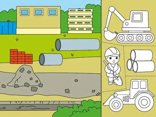Розфарбовуємо, вирізаємо, клеїмо. Хто будує дім? - фото 3