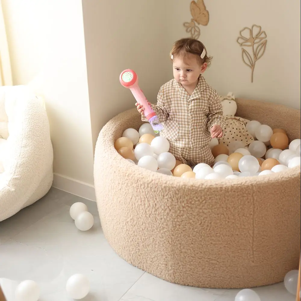 Сухий басейн Стриб&Скок + 200 кульок бежевий Teddy - фото 5