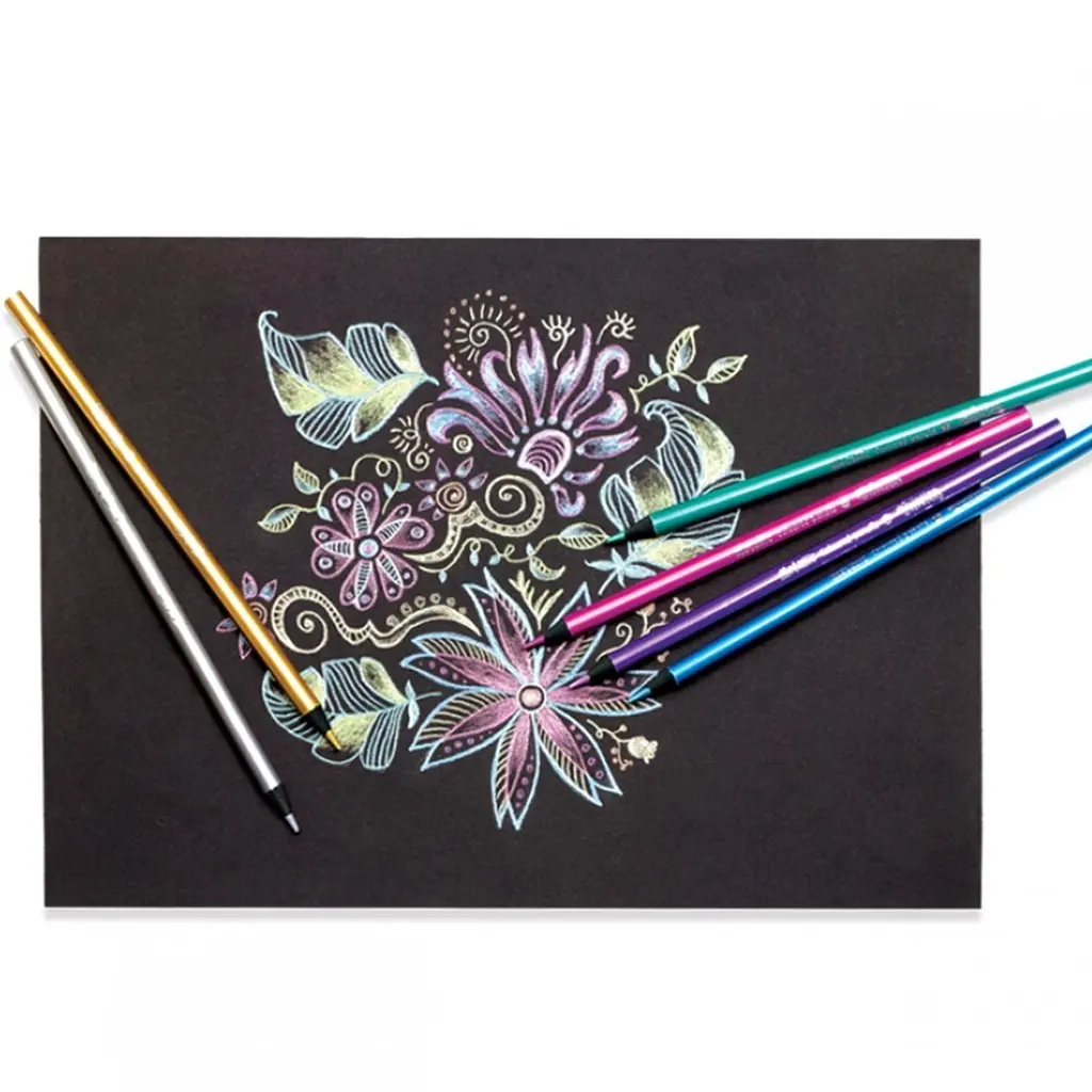 Олівці кольорові Colorino Metallic м'які 10 кольорів 10 шт. (34678PTR) - фото 4