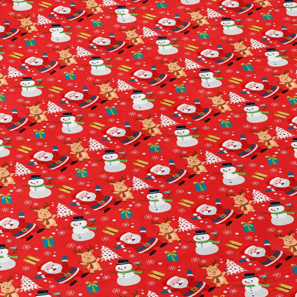 Плед LeLit Новорічний Санта велсофт 200x220 см червоний (le2000000324296) - фото 7