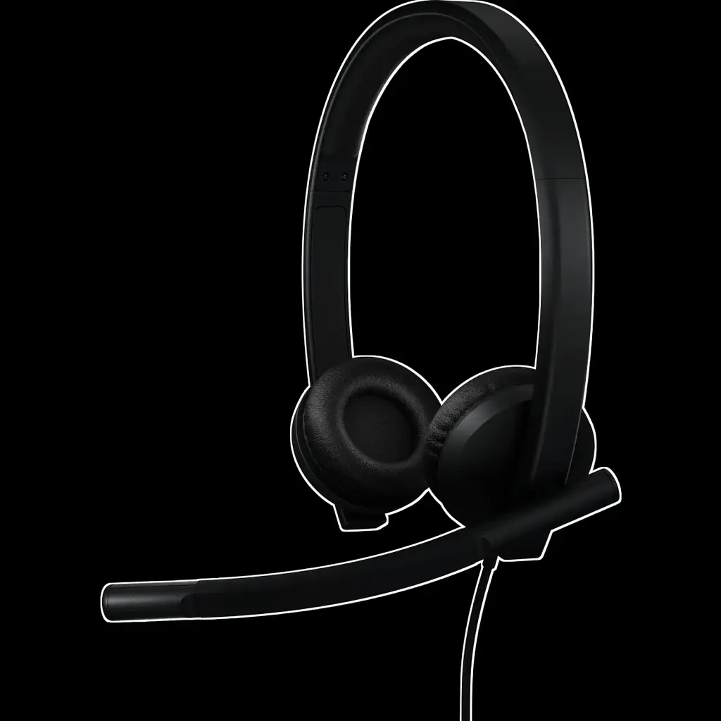 Гарнітура Logitech H570e Corded Mono BLACK-USB-A (981-001430) (7095238) - фото 5